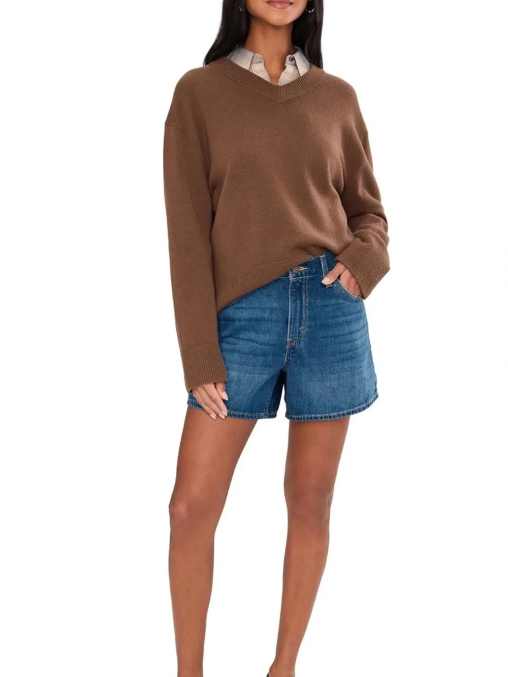 Levi's Cinch Mid-Thigh Denim Shorts